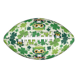 Baby Owl Cute St Patrick Cartoon Football