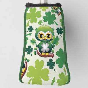 Baby Owl Cute St Patrick Cartoon Golf Head Cover