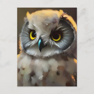 Baby Owl Postcard