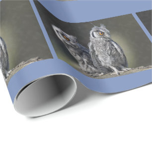 Baby Owls Wrapping Paper