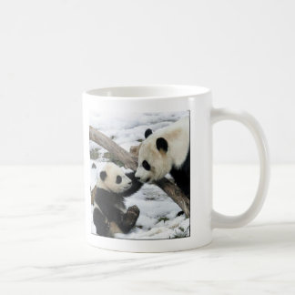baby panda and mum coffee mug