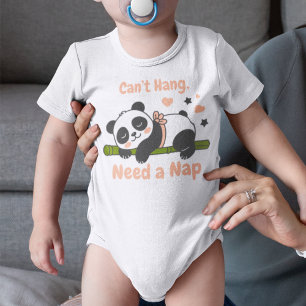 Baby panda baby bodysuit