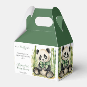 Baby Panda Bear Bearly Wait Baby Shower Favour Box