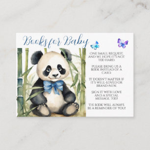 Baby Panda Bear Boy Books for Baby  Enclosure Card