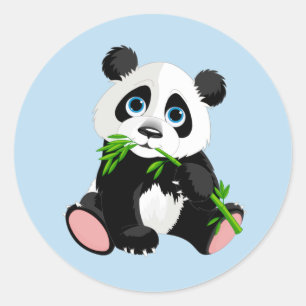 Baby Panda Bear Stickers