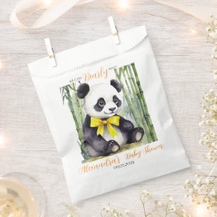 Baby Panda Bearly Wait Gender Neutral Baby Shower Favour Bag