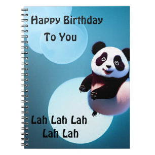 Baby Panda Bubbles, Birthdays Notebook