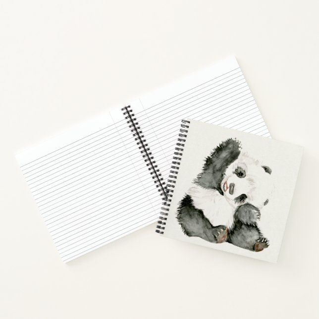 Baby Panda | Cute & Furry Notebook (Inside)