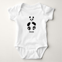 Baby Panda Girl Boy t-shirt White Pink Blue