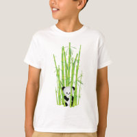 Baby Panda in Bamboo Forest