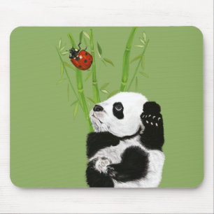 baby panda mousepad