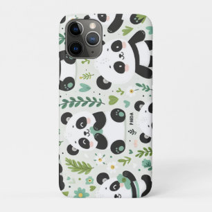 Baby Panda Pattern iPhone 11 Pro Case