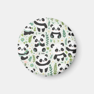 Baby Panda Pattern Magnet