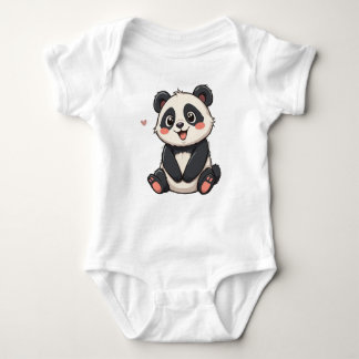 Baby Panda T-Shirt Baby Bodysuit