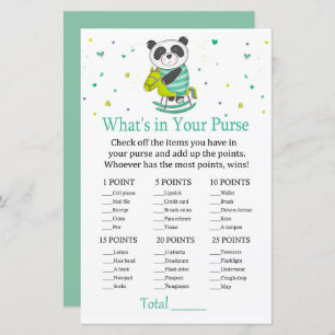 Baby Panda What's in your purse game