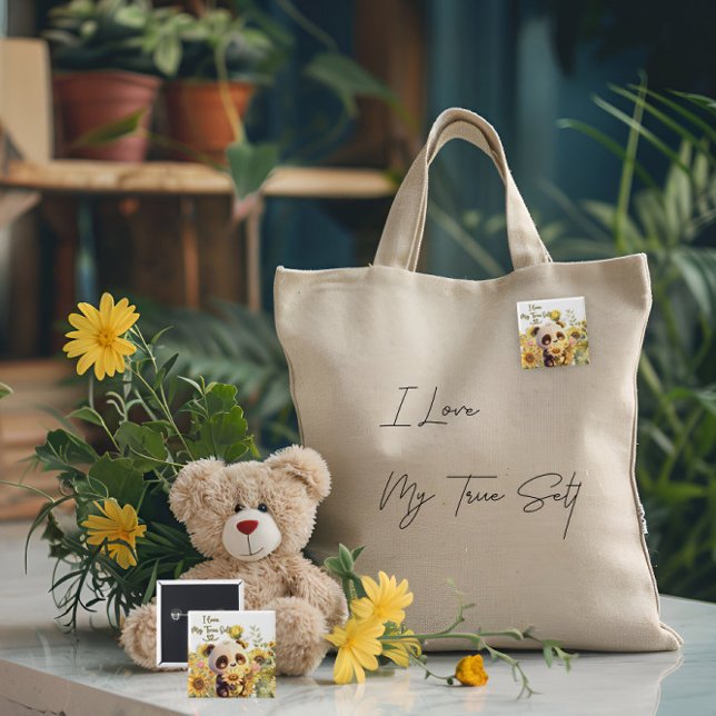 Baby Panda With Sunflower Button (Creator Uploaded)