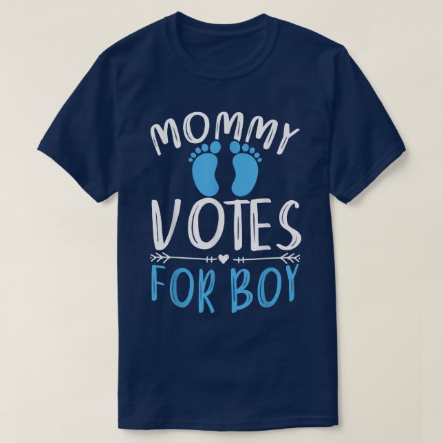 Baby Party Mummy Team Boy Baby Shower Mum Gender R T-Shirt (Design Front)