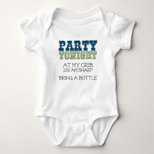 Baby Party Tonight at My Crib Baby Bodysuit