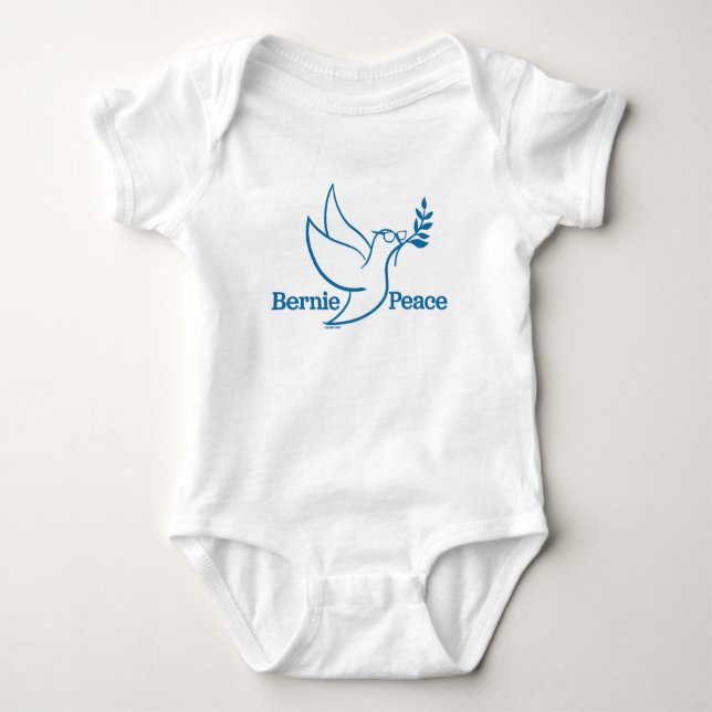 Baby Peace Bird Baby Bodysuit (Front)