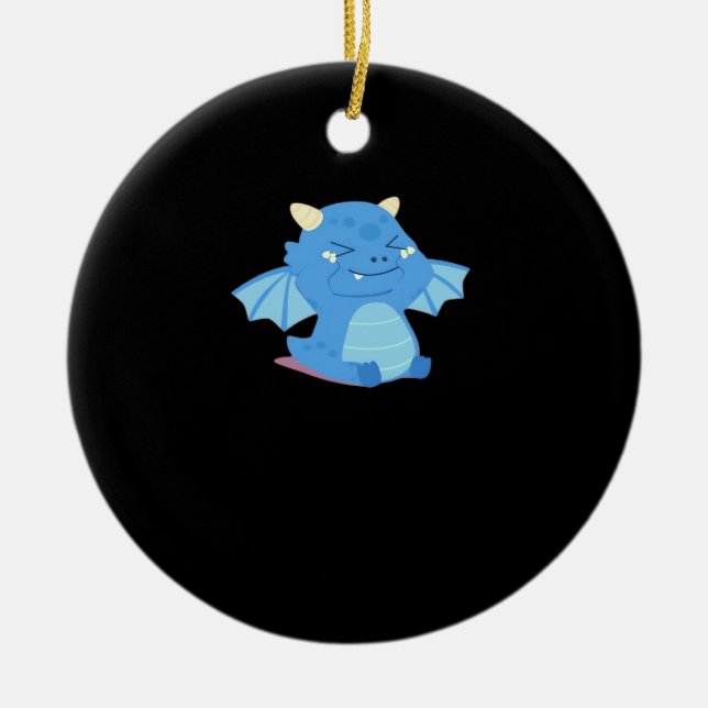 Baby - Peekabo Ceramic Ornament (Front)