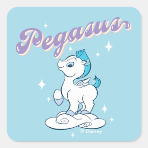 Baby Pegasus Square Sticker