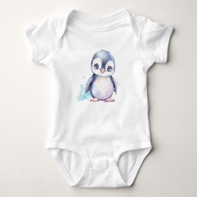 Baby Penguin  Baby Bodysuit (Front)