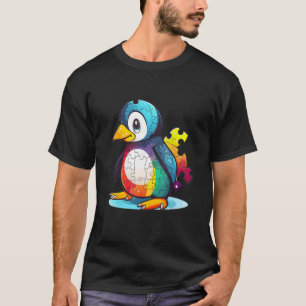 Baby Penguin Child Autism Awareness Mum Dad ASD Su T-Shirt