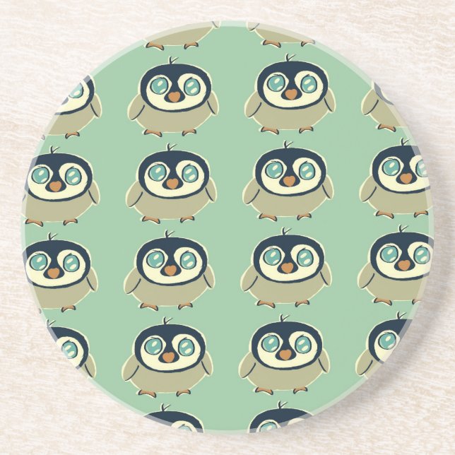 Baby penguin coaster (Front)