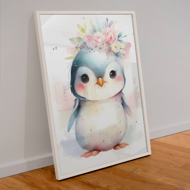 Baby Penguin Nursery Poster (Creator Uploaded)