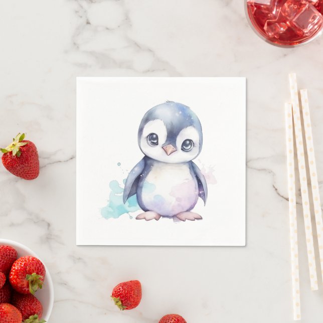 Baby Penguin Paper Napkin (Insitu)