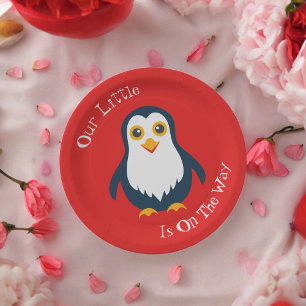 Baby Penguin  Paper Plate