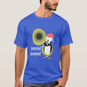 Baby Penguin Playing Tuba Customisable T-Shirt