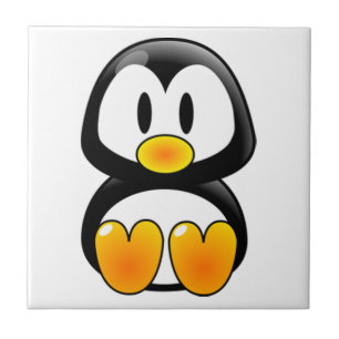 baby penguin tux tile