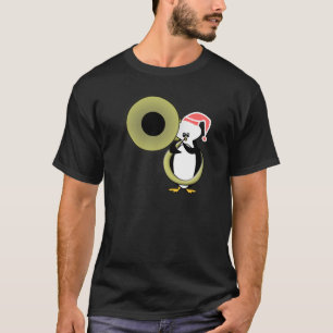 Baby Penguin with Tuba T-Shirt