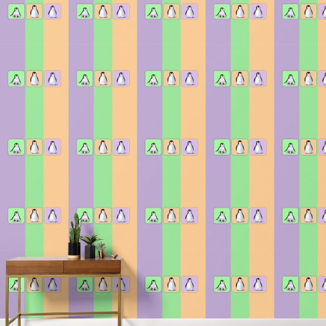 Baby Penguins Wallpaper (Hallway)