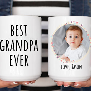 Baby Photo best Grandpa/Nana ever Mug