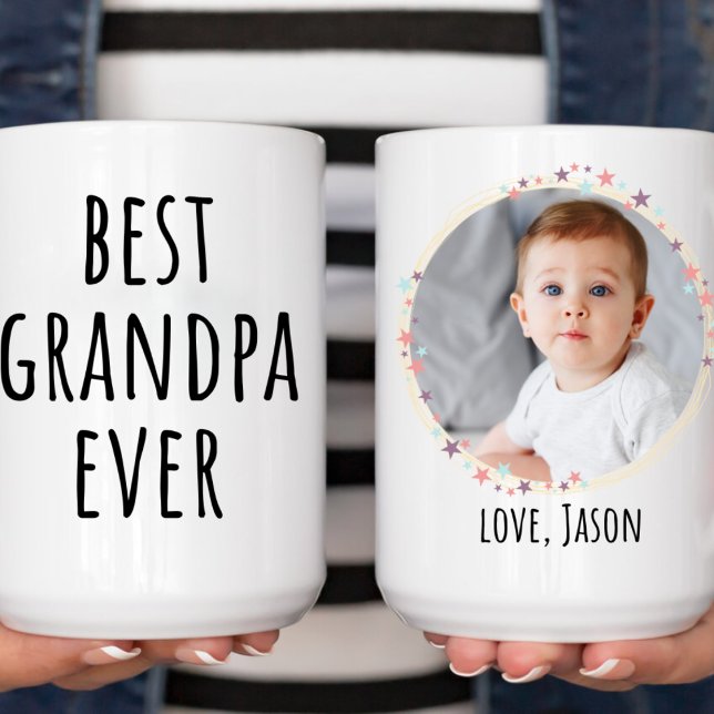  Baby Photo best Grandpa/Nana ever Mug (Creator Uploaded)
