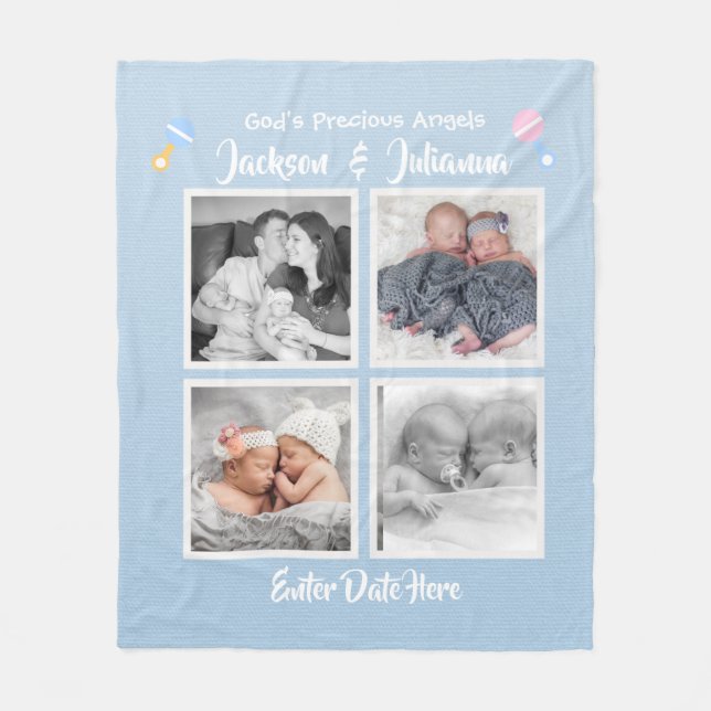 Baby Photo Blankets : Custom Photo Blanket (Front)