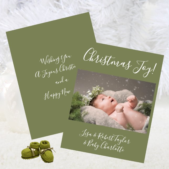 Baby Photo Christmas Joy Holiday (Baby Photo Christmas Joy Holiday)