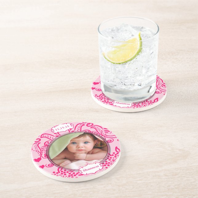 Baby Photo Coaster (Side)