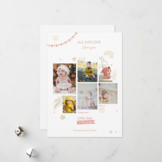 Baby Photo Collage template