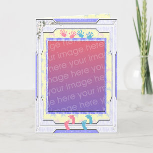 Baby Photo Frame Card