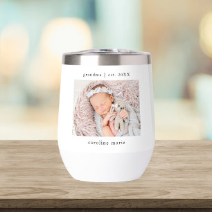 Baby Photo Grandma Year Established 