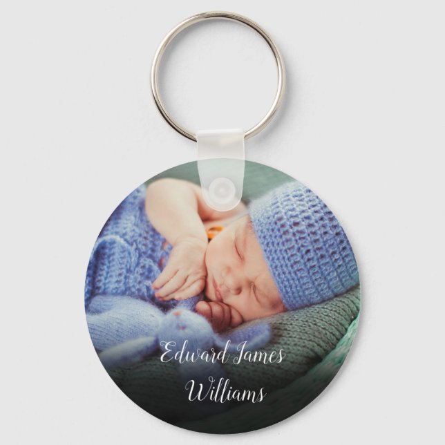 Baby Photo Key Ring (Front)