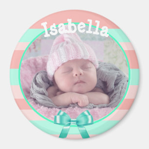 Baby Photo Magnet, Personalised with Your Baby's Magnet