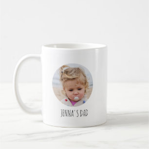 Baby Photo Mug for Dad Personalised