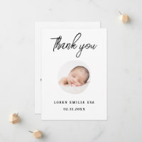 Baby Photo Thank You Script Heart Birth