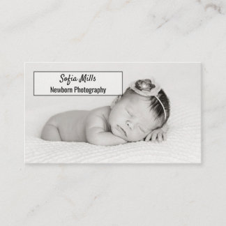 Baby Photography Newborn Photographer Photo Business Card