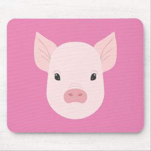 Baby Pig Face Mouse Pad