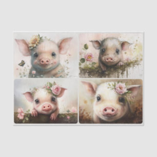 Baby Piglets Tissue Paper